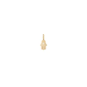 14k Midi Bitty Diamond Hamsa Charm