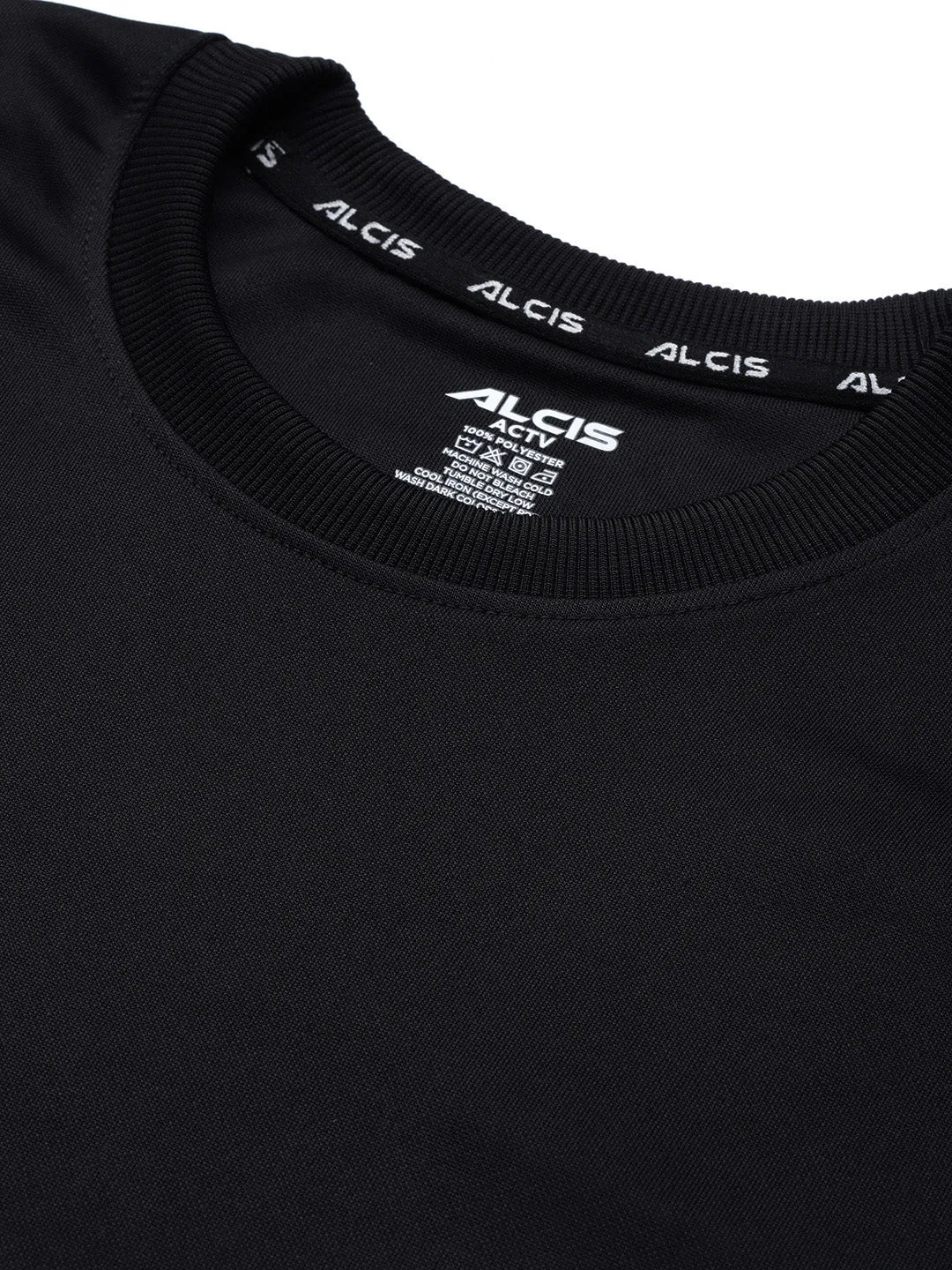 Alcis Men Black Solid Sweatshirt