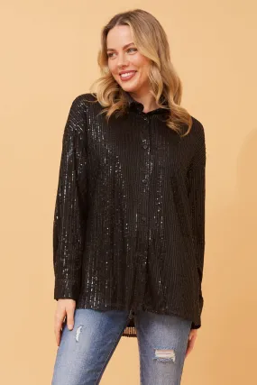 ANYA SEQUIN SHIRT