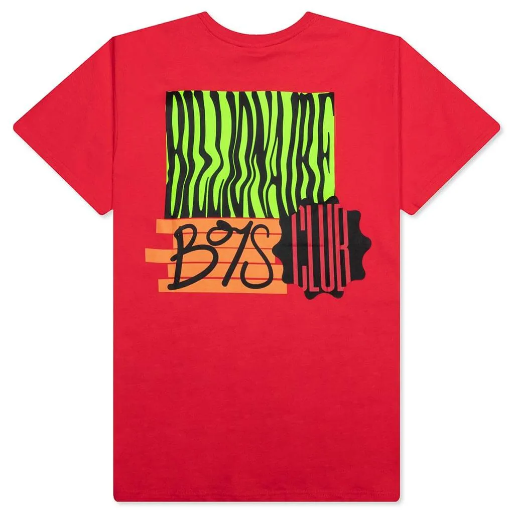 Astro Blur S/S Tee - Hibiscus