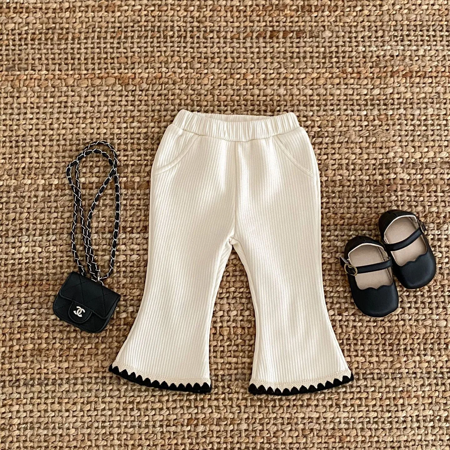 Baby Kid Girls Solid Color Pants Wholesale 231019137