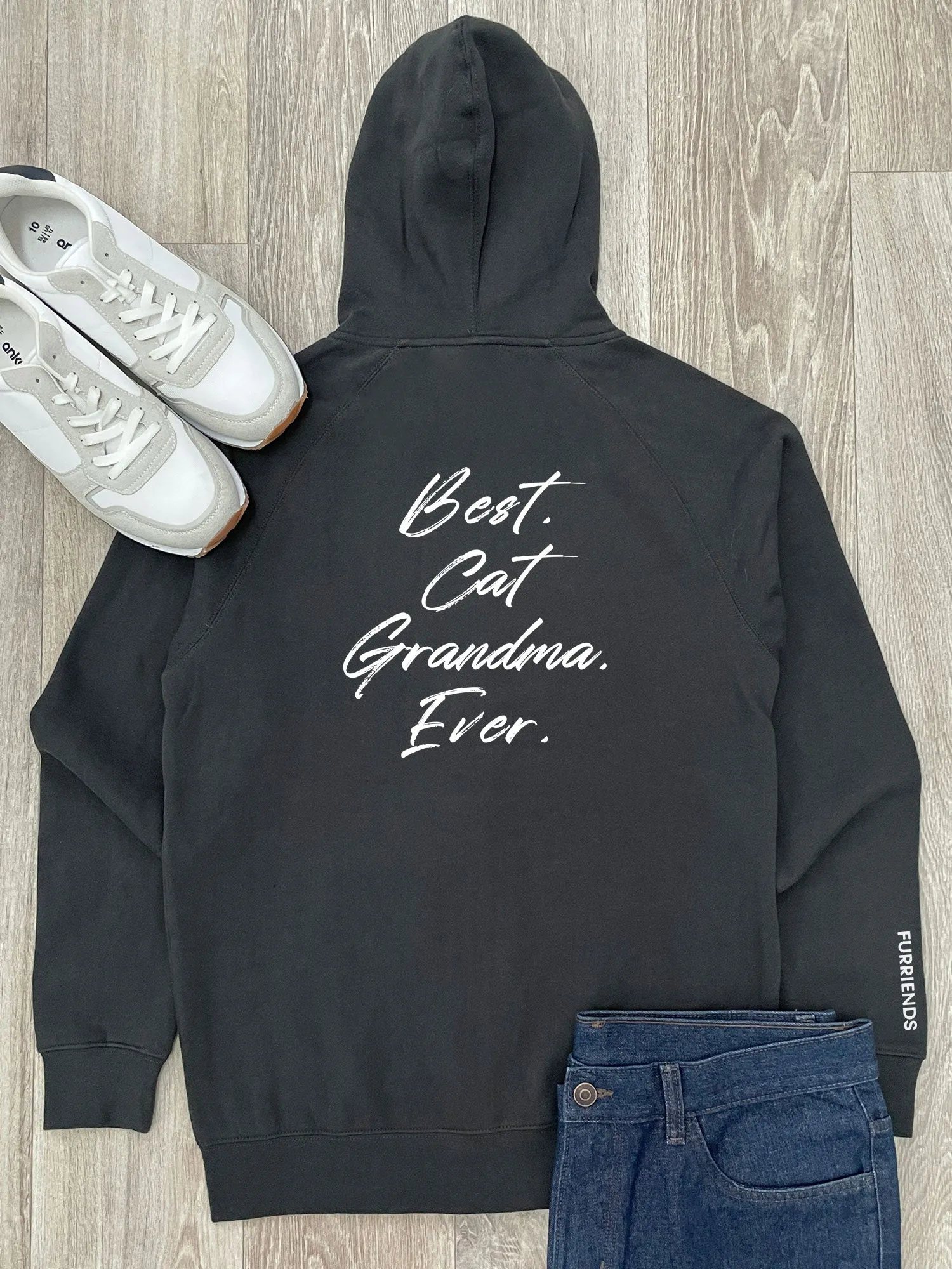 Best. Cat Grandma. Ever. Zip Front Hoodie