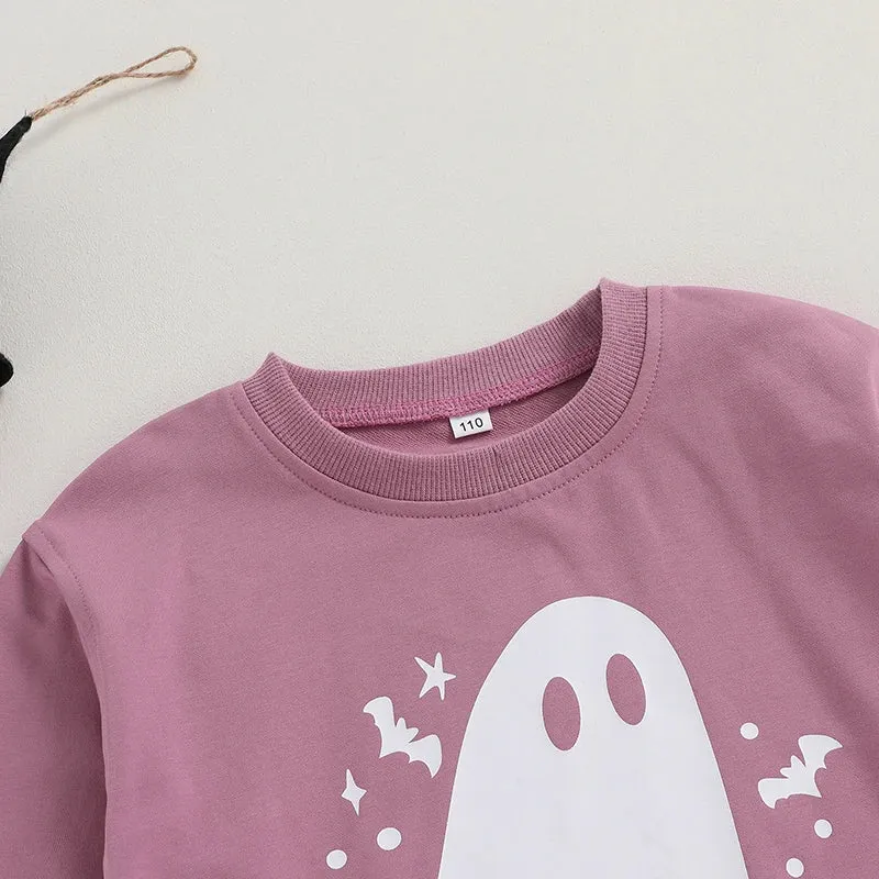 Big Girls (to 12Y) Halloween Sweatshirt - Trick or Treat