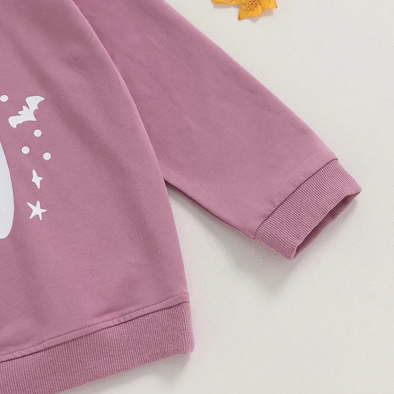 Big Girls (to 12Y) Halloween Sweatshirt - Trick or Treat