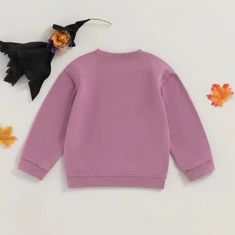 Big Girls (to 12Y) Halloween Sweatshirt - Trick or Treat