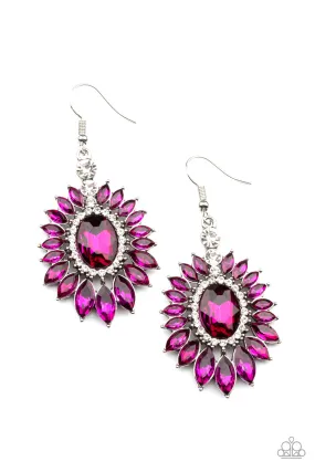 Big Time Twinkle Pink-Earrings