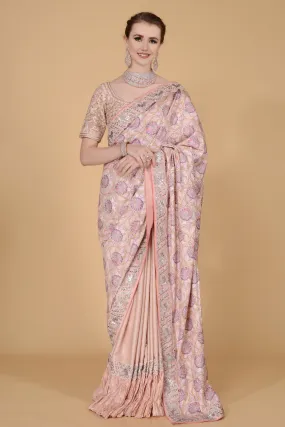 Blush Pink Saree