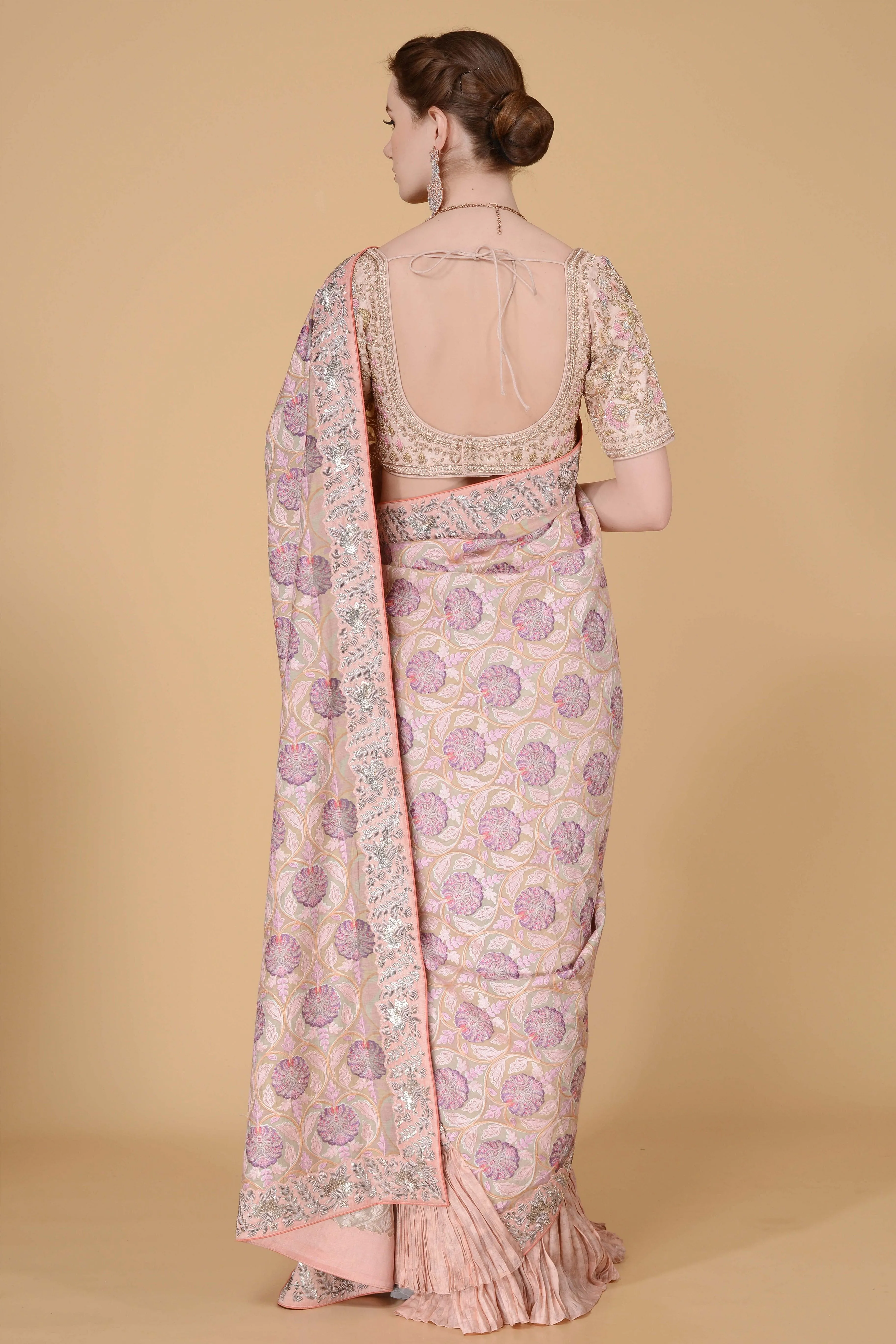 Blush Pink Saree