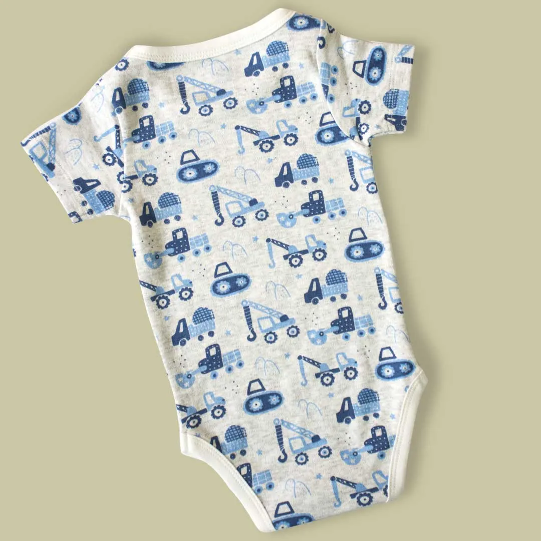 BUY 2 Pattern Printed Bodysuit/Onesie & Get 1 FREE - 100% Premium Cotton