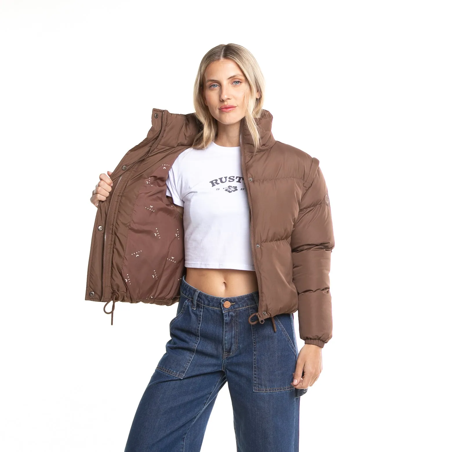 Campera Abrigo Rusty Atoll Shorter Puff Coat Ld