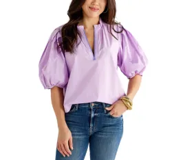 Caryn Lawn Anna Top - Lavender