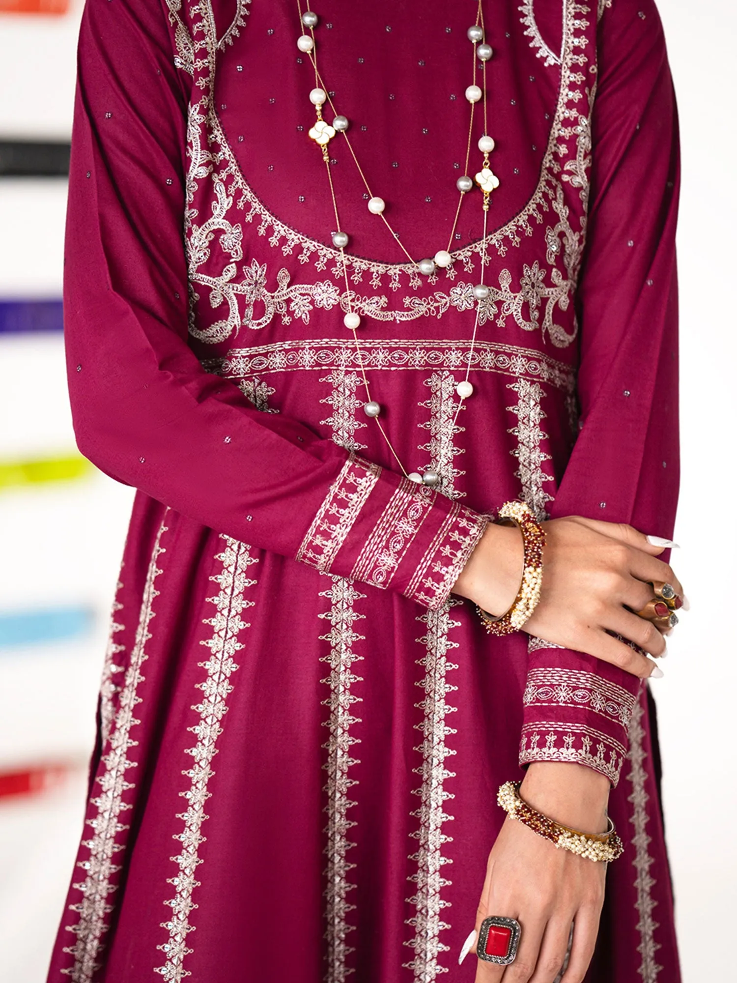 Casual Lite Embroidered Cotton Lawn 3-Piece Suit - Dil-e-Afshan