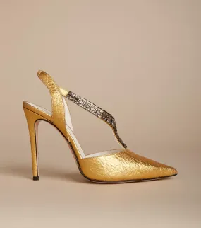 Celia Pumps in Gold