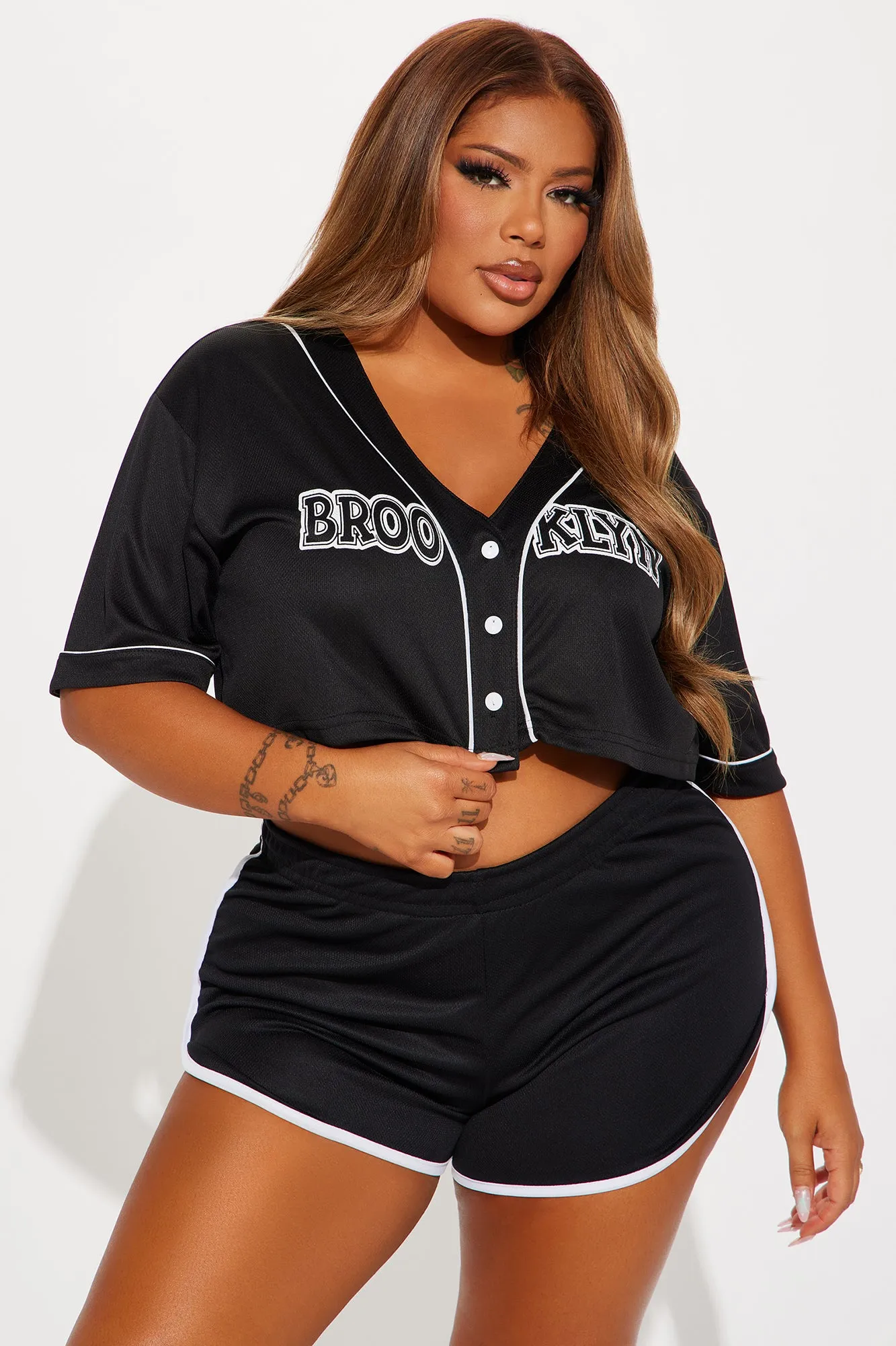 City Girl Short Set - Black