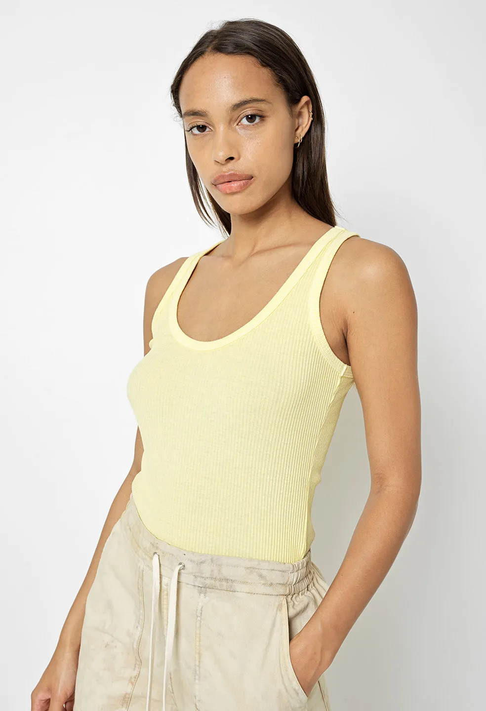 Cotton Rib Tank / Pollen