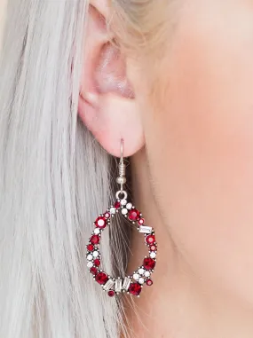 Crushing Couture Red Earrings