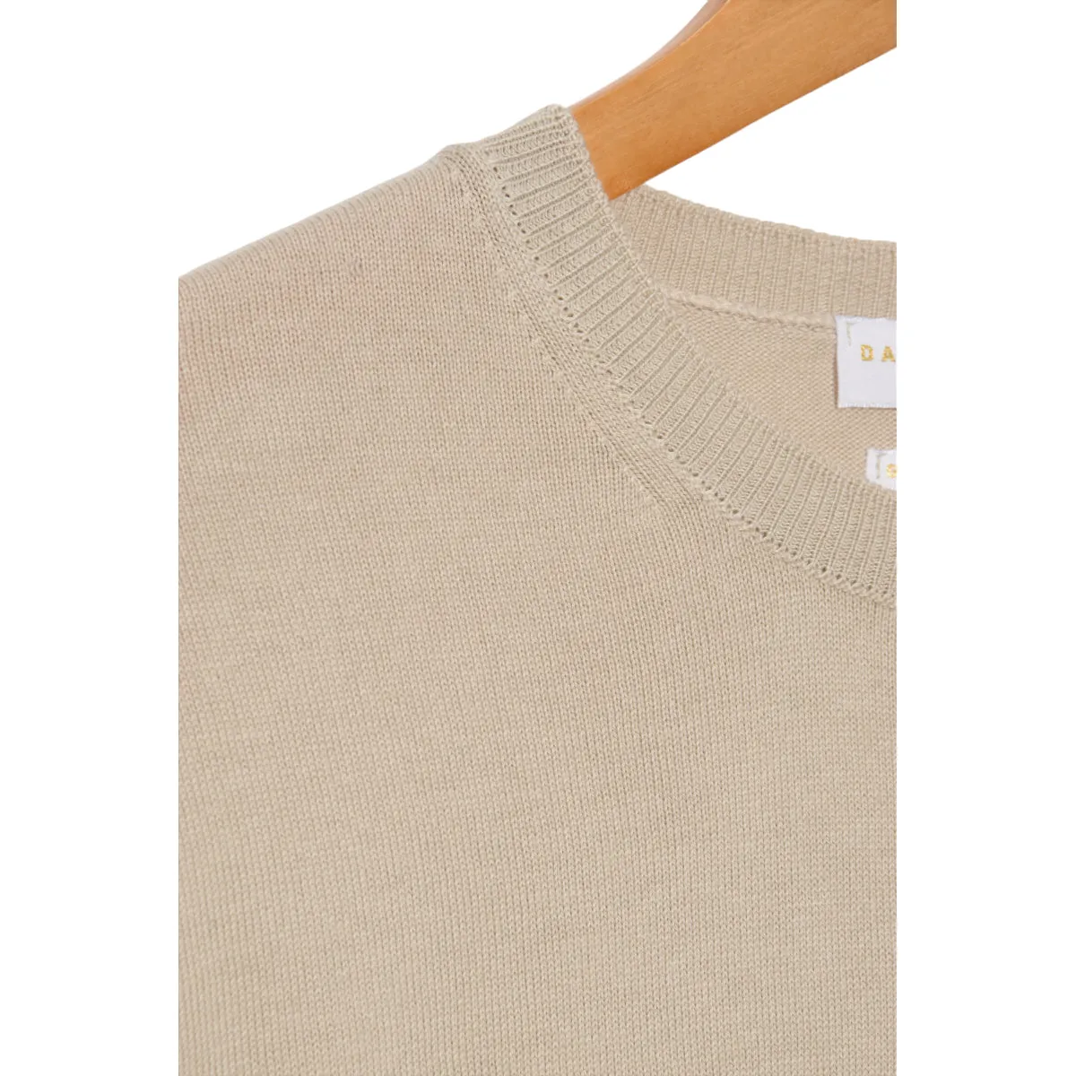 Daniele Fiesoli Cotton Crewneck DF 0320 36 sabbia