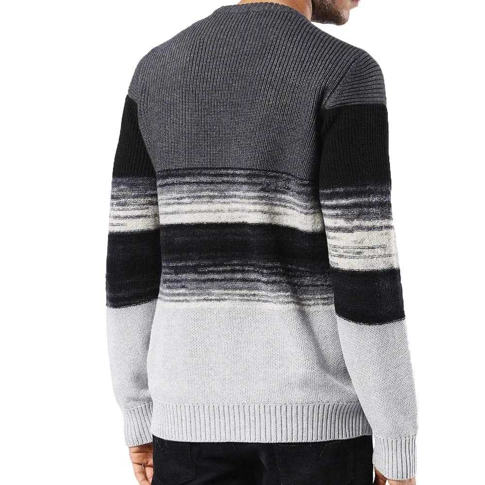 Diesel K-Baccanalis Stripe Jumper - Black