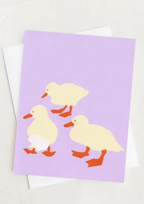 Ducklings Blank Card