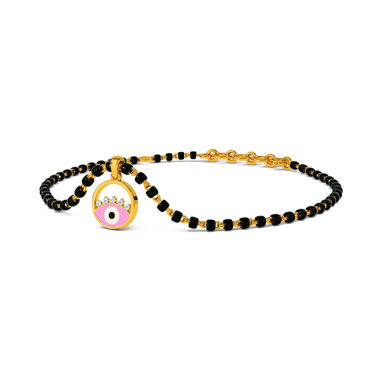 Ecrin Evil Eye Detachable Mangalsutra Bracelet