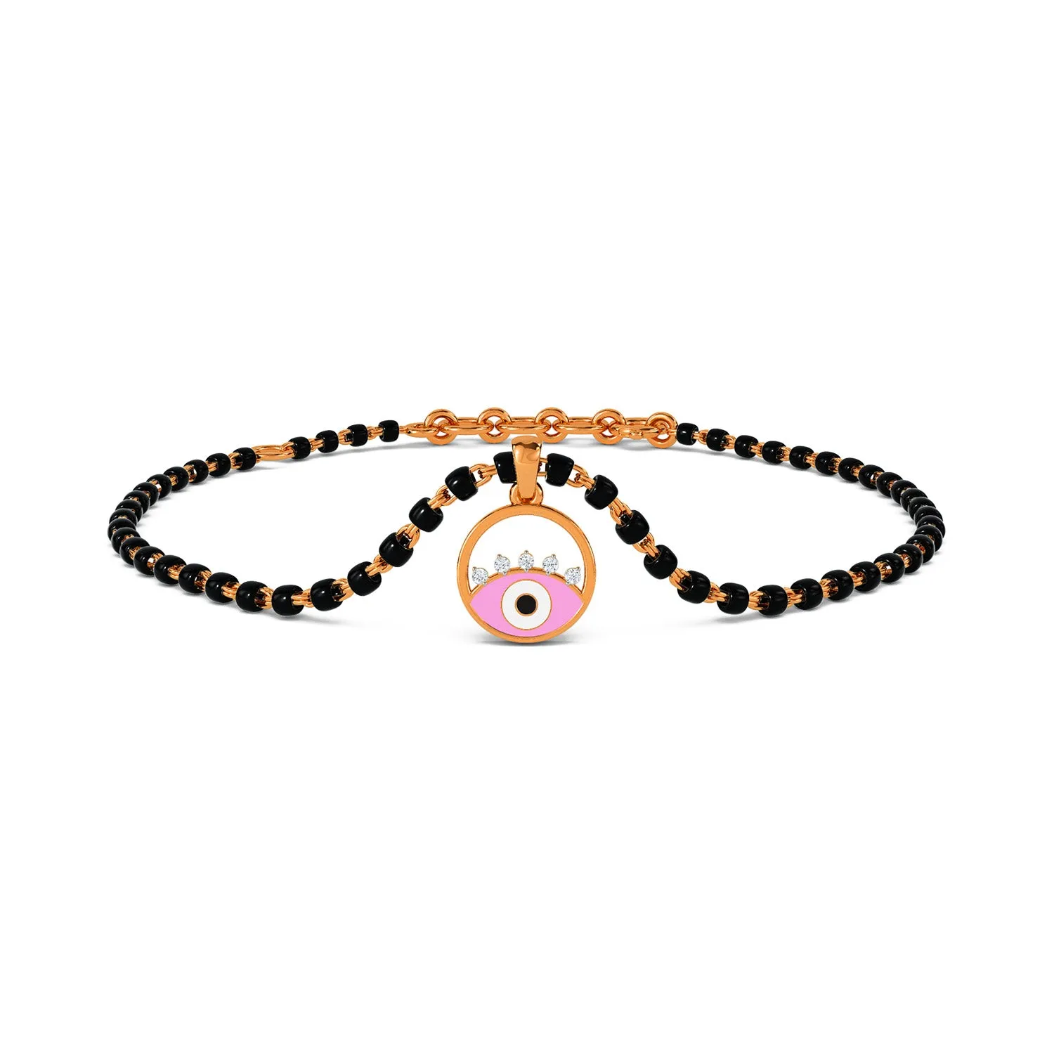 Ecrin Evil Eye Detachable Mangalsutra Bracelet