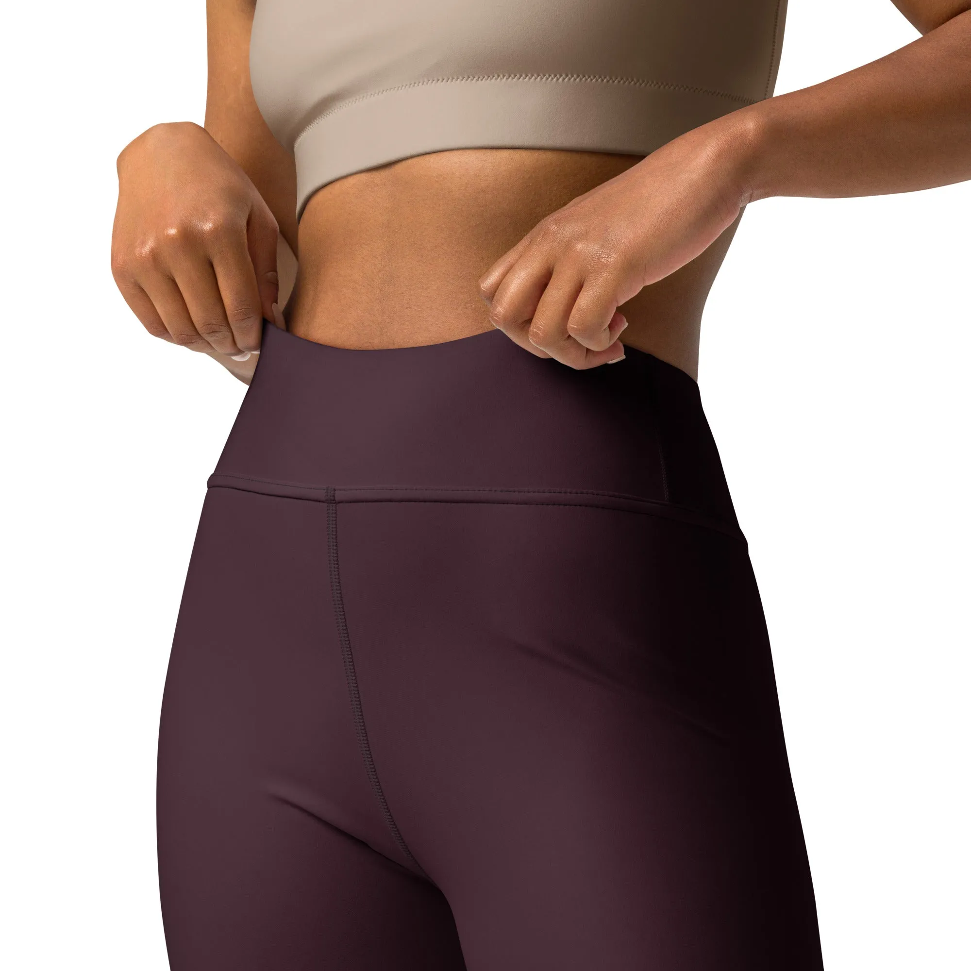 ELEVATED ESSENTIALS, BOOTY BOOSTING HIGH WAISTBAND LEGGING CABERNET