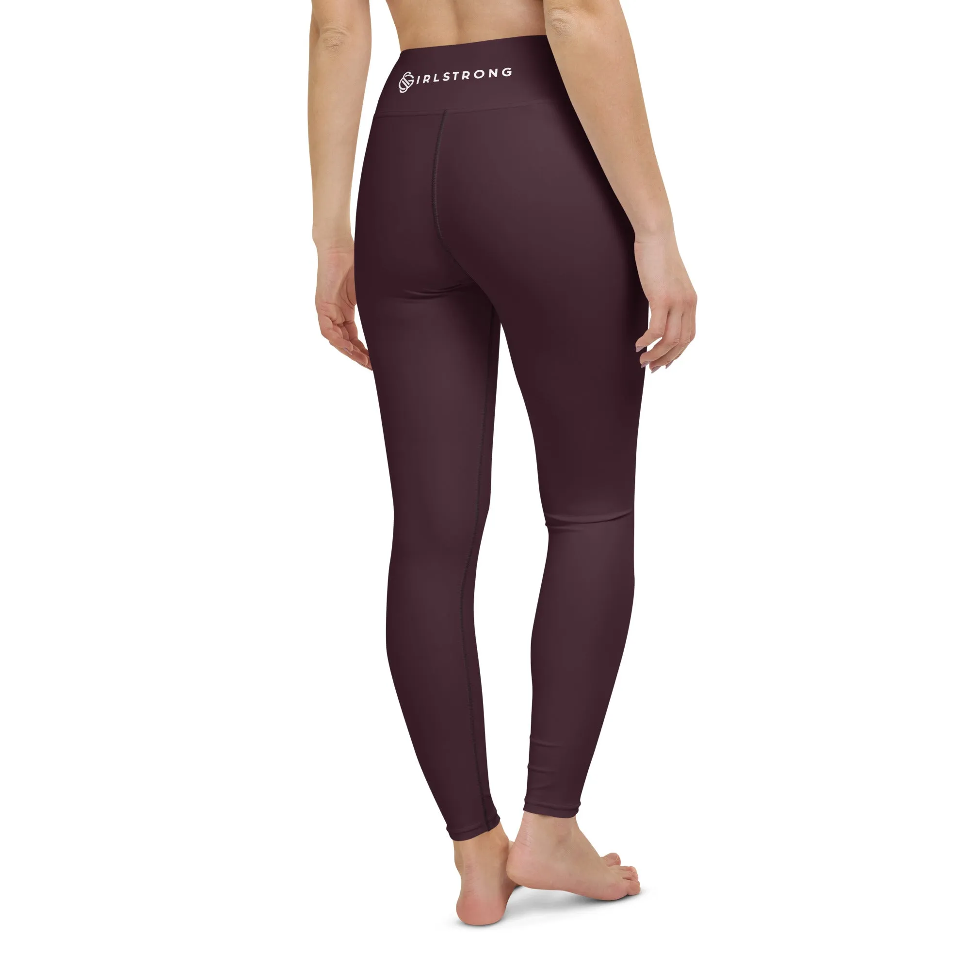 ELEVATED ESSENTIALS, BOOTY BOOSTING HIGH WAISTBAND LEGGING CABERNET