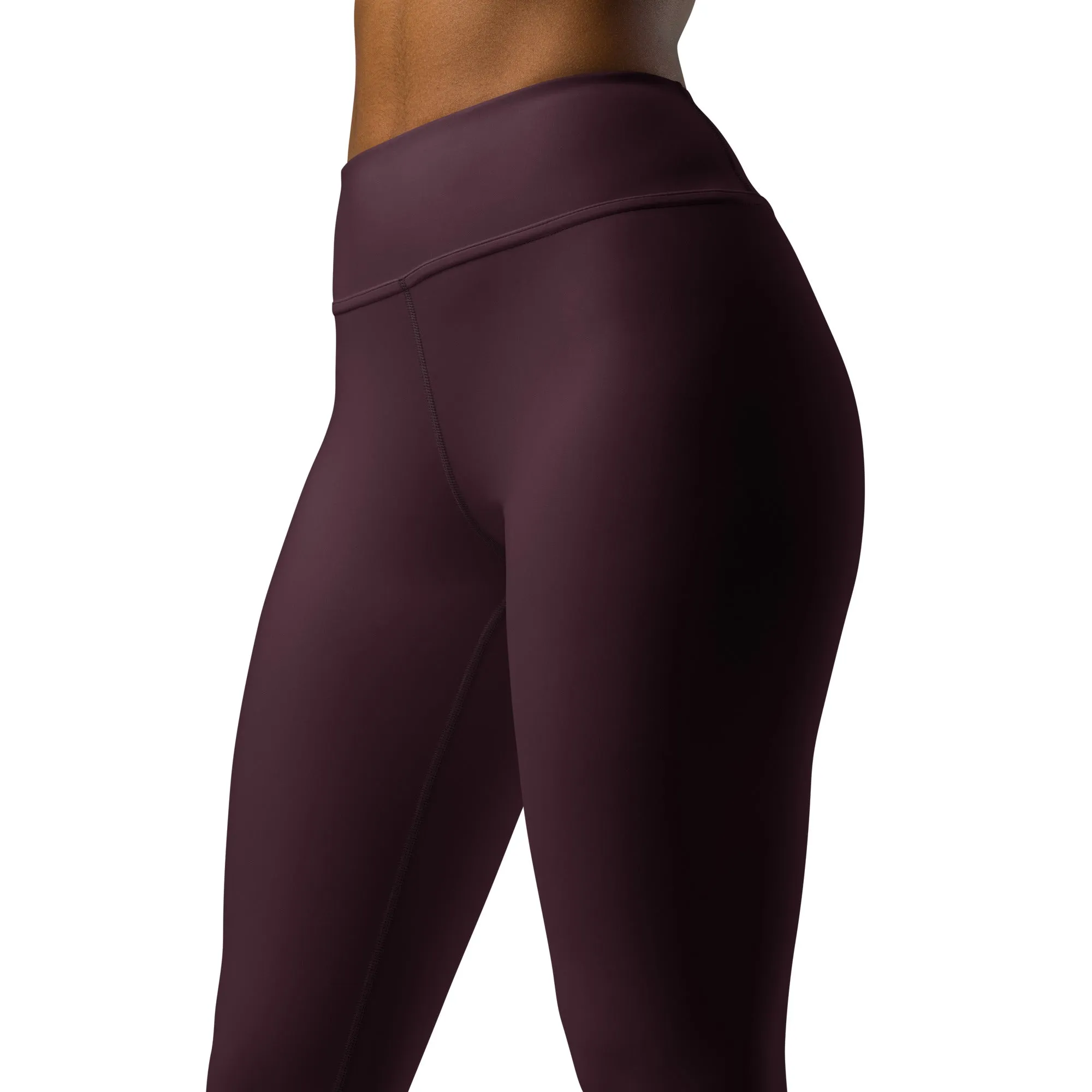 ELEVATED ESSENTIALS, BOOTY BOOSTING HIGH WAISTBAND LEGGING CABERNET