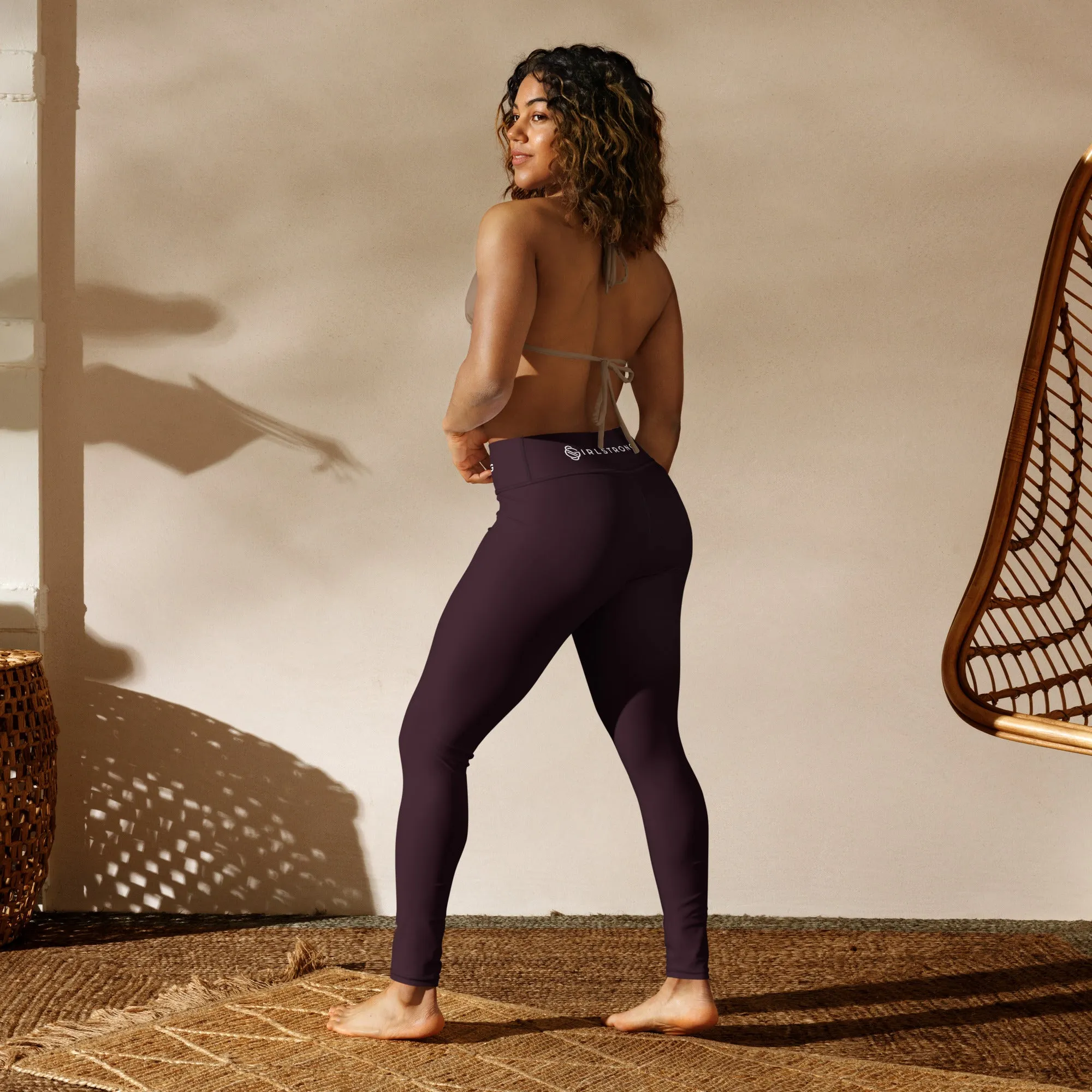 ELEVATED ESSENTIALS, BOOTY BOOSTING HIGH WAISTBAND LEGGING CABERNET