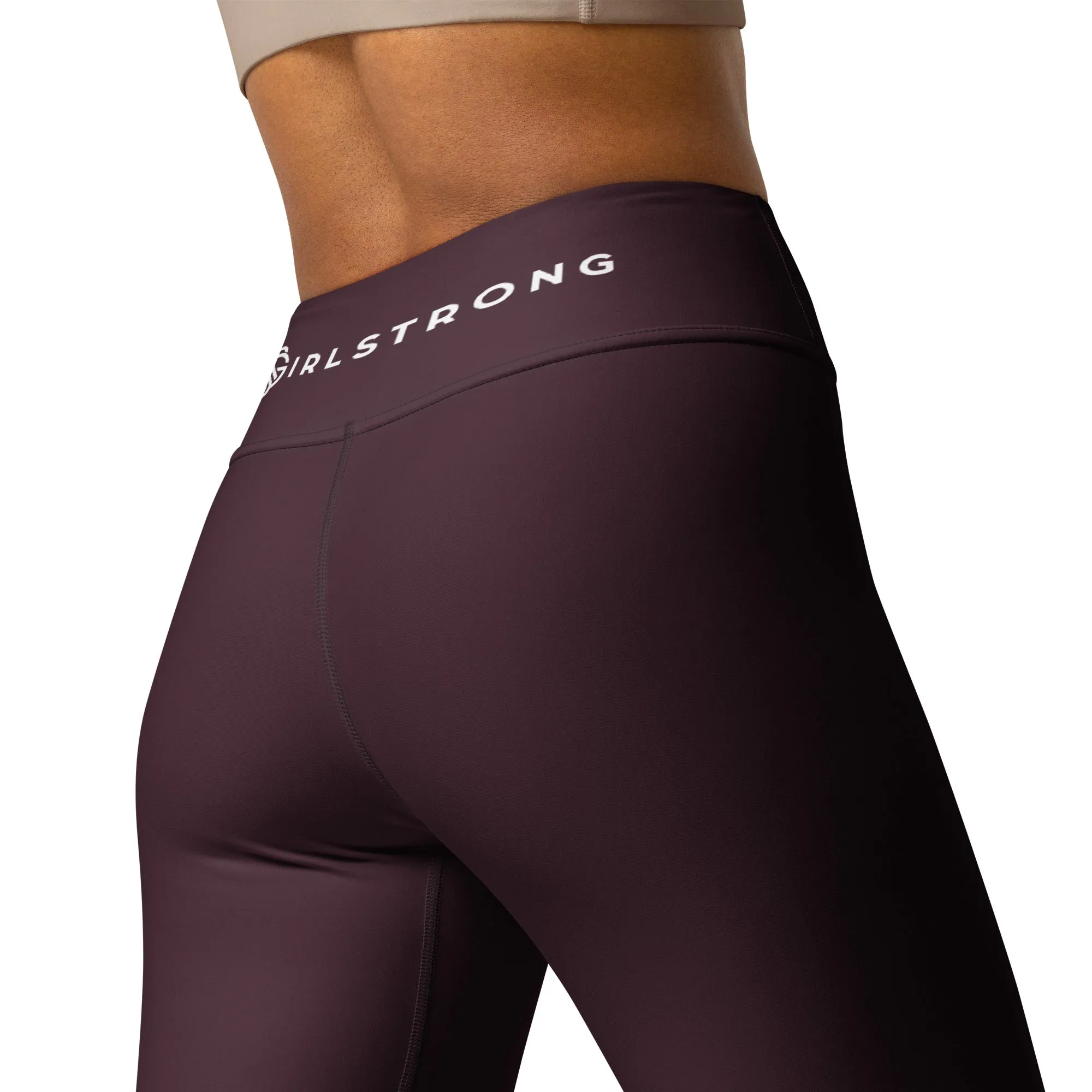 ELEVATED ESSENTIALS, BOOTY BOOSTING HIGH WAISTBAND LEGGING CABERNET