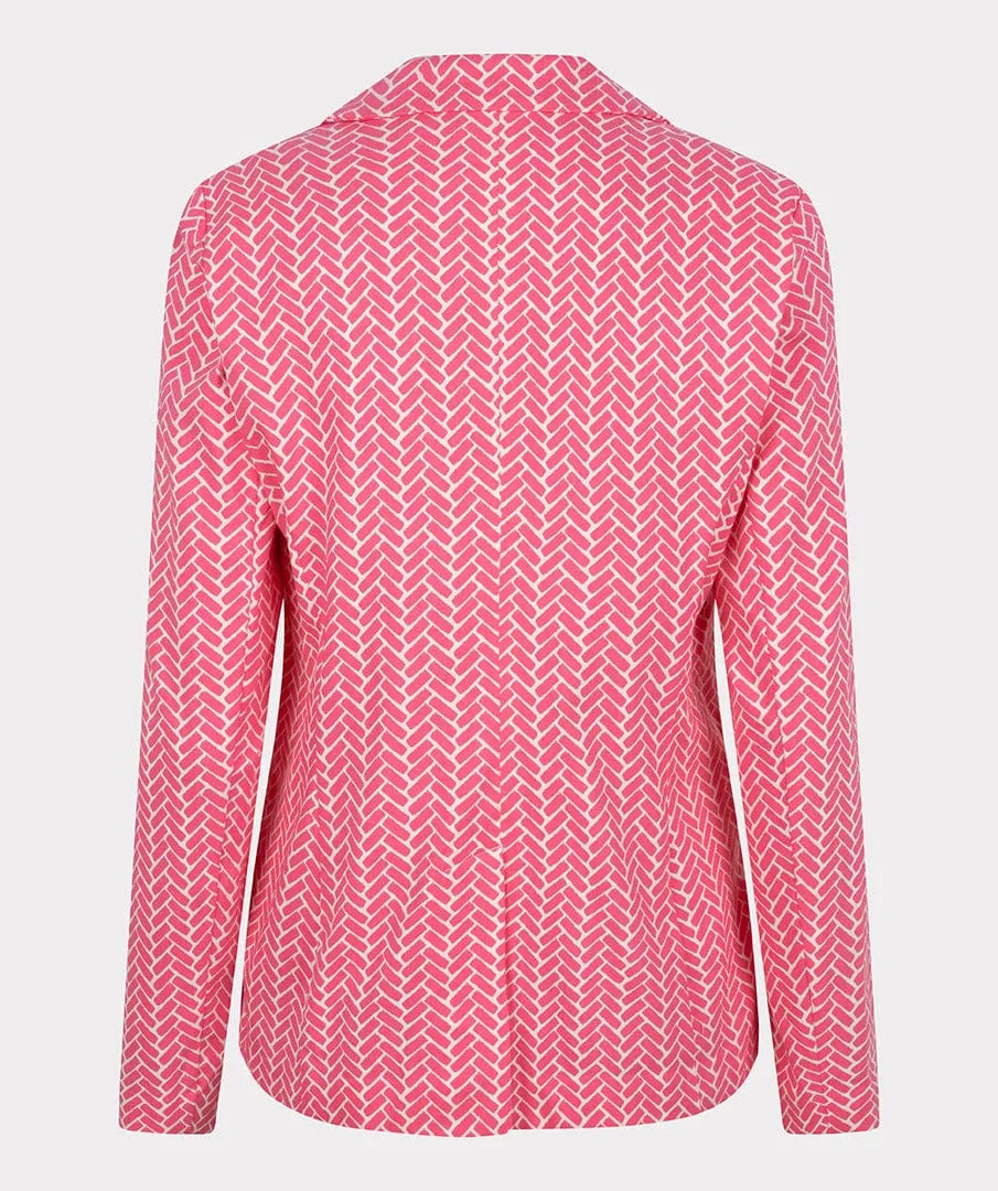 Esqualo Pretty in Pink Stretch Blazer- SP23170000