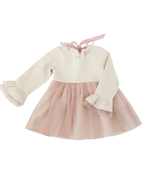 Ever After Linen Tutu Dress - Ivory Blush