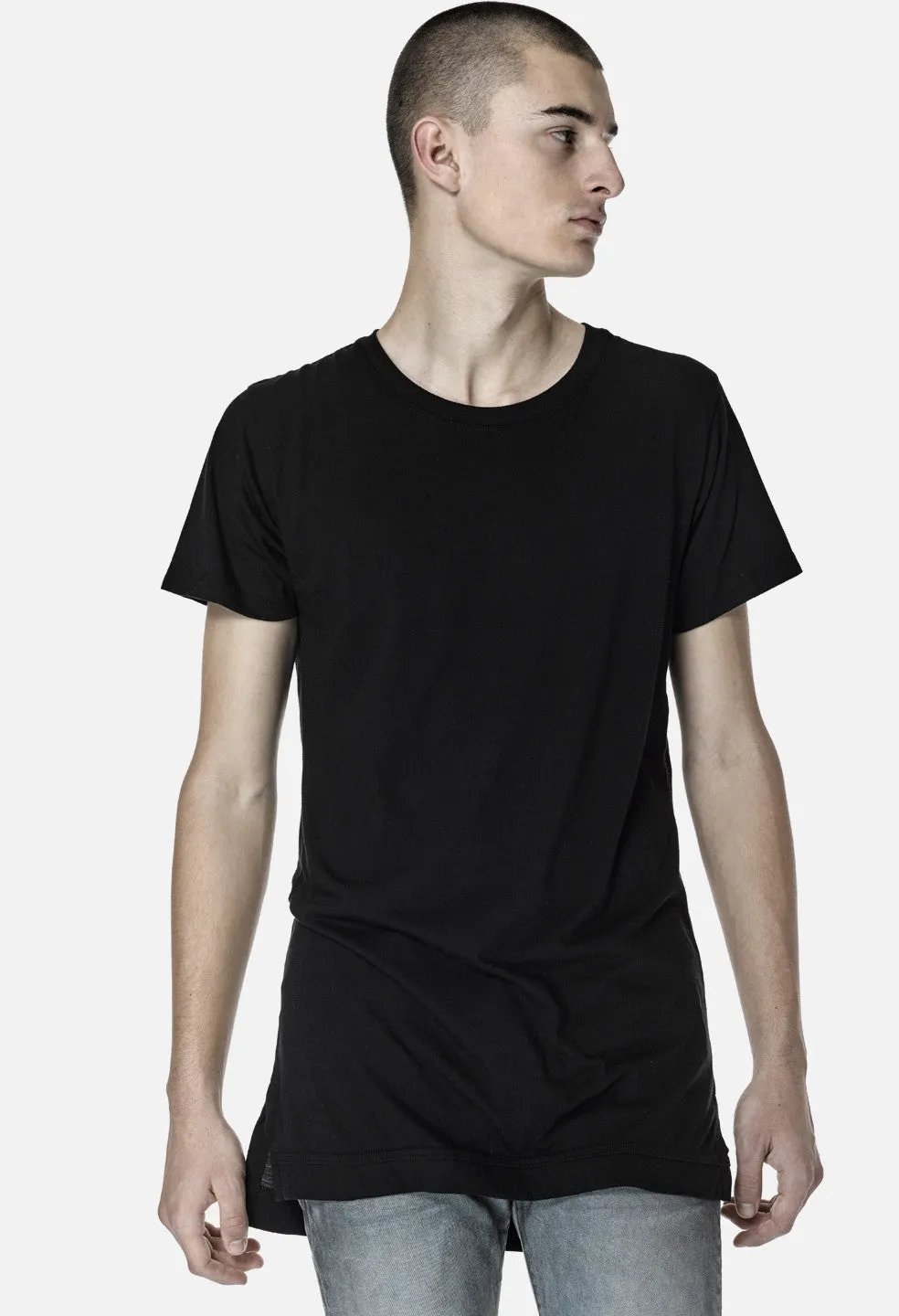 Extended Mercer Tee / Black