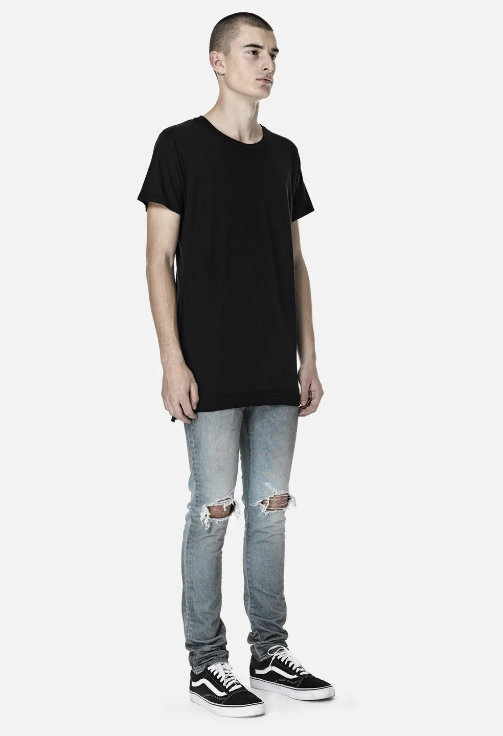 Extended Mercer Tee / Black