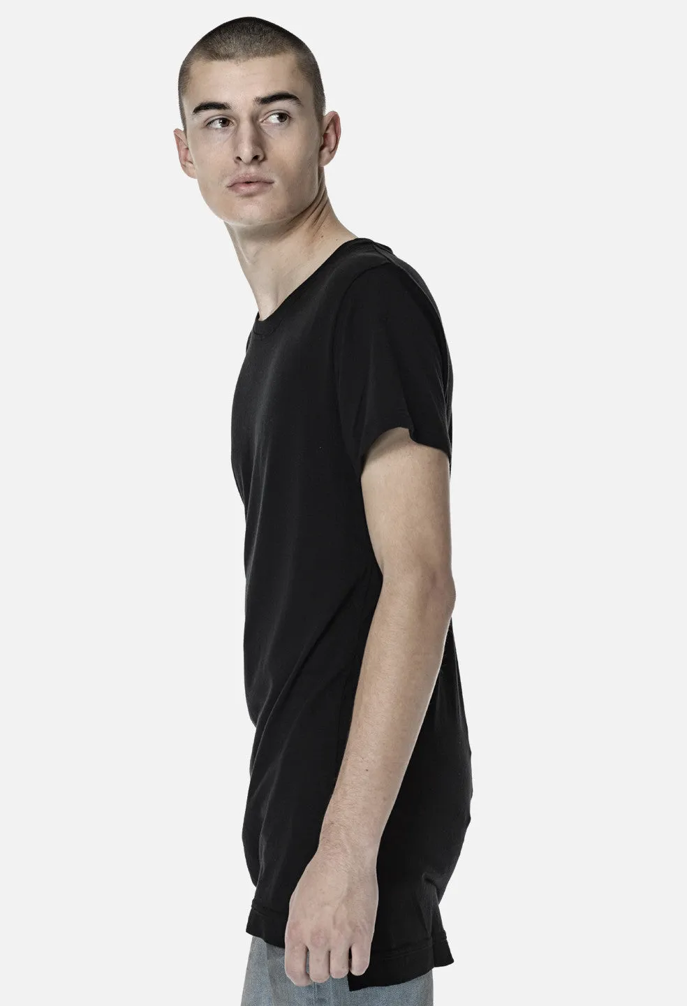 Extended Mercer Tee / Black