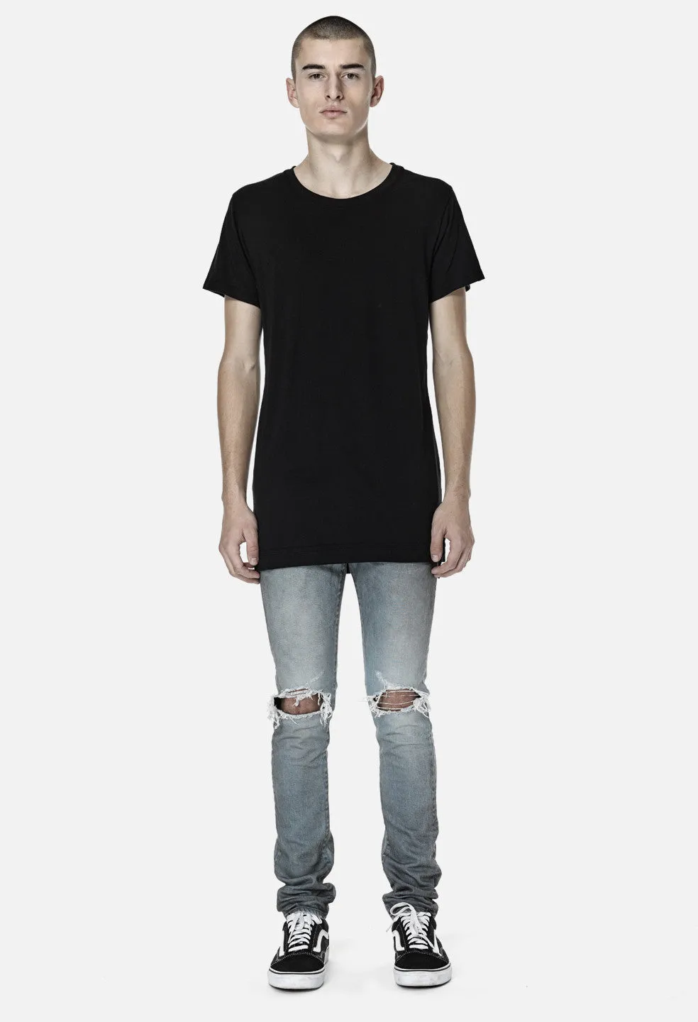 Extended Mercer Tee / Black