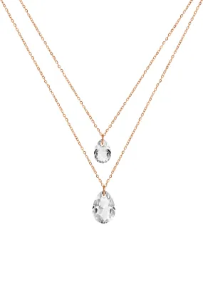 Facet Pear Pendant Necklace JS.0046