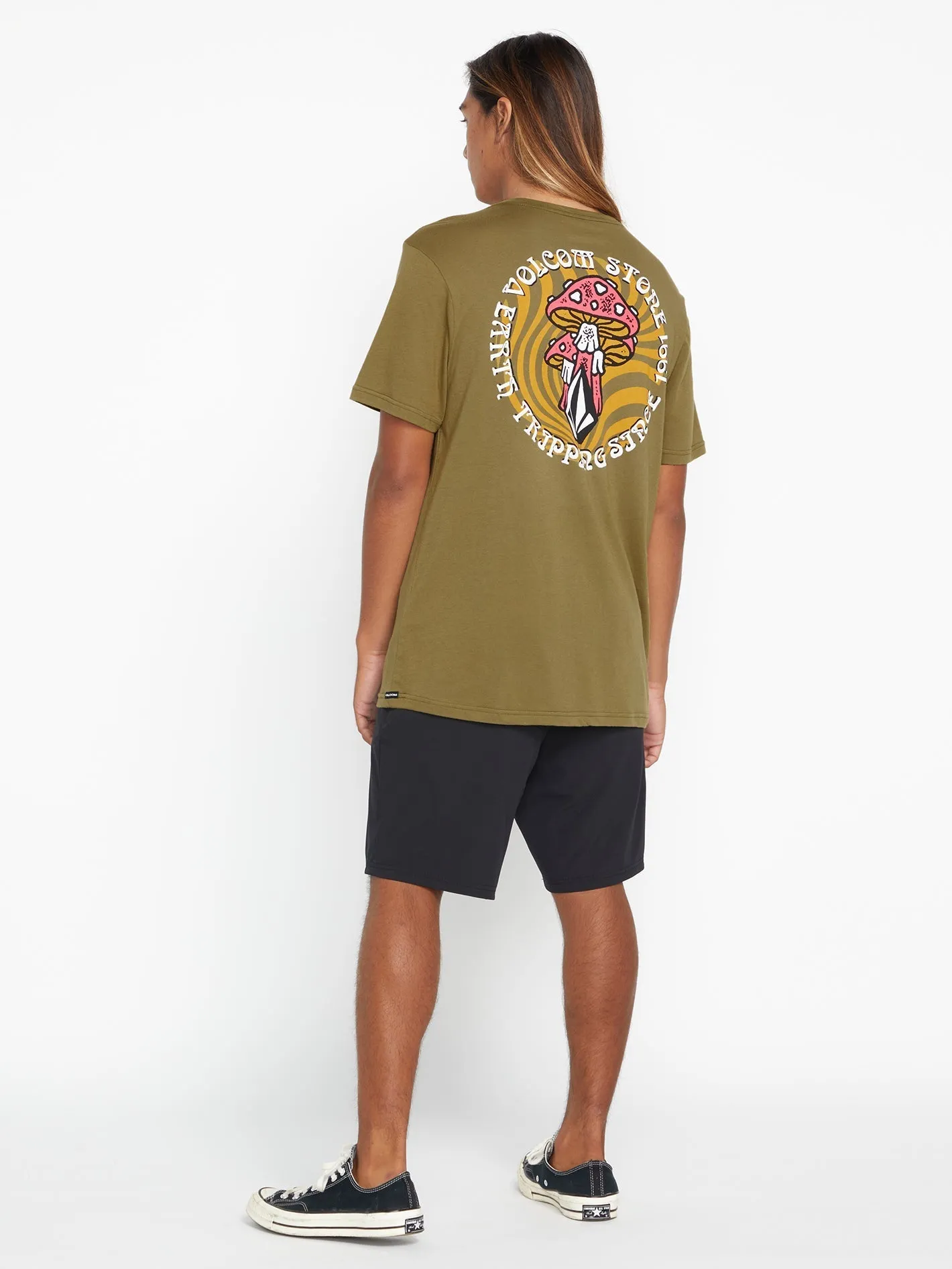 Farm to Yarn Psychike Short Sleeve Tee - Old Mill