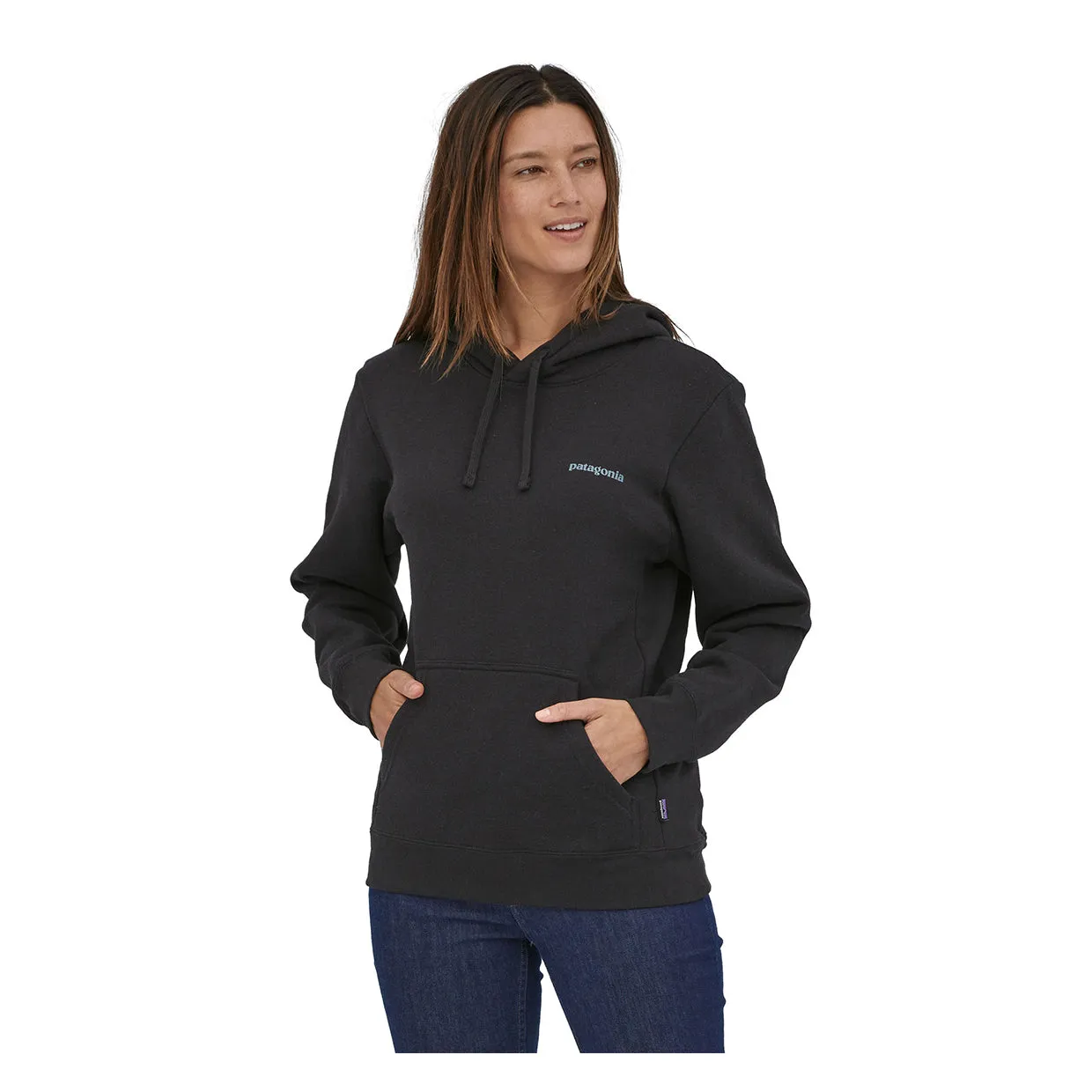 Felpa Unisex Patagonia Fitz Roy Icon Uprisal Nero