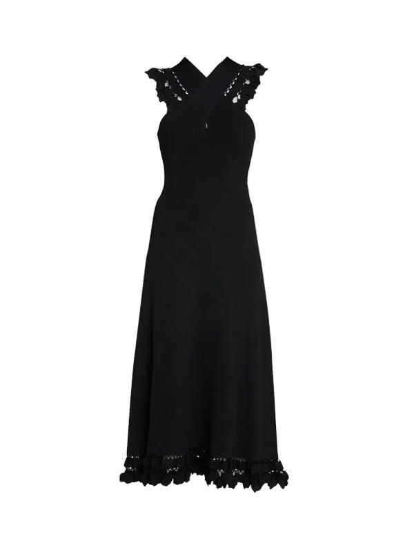 Fiora Dress in Noir