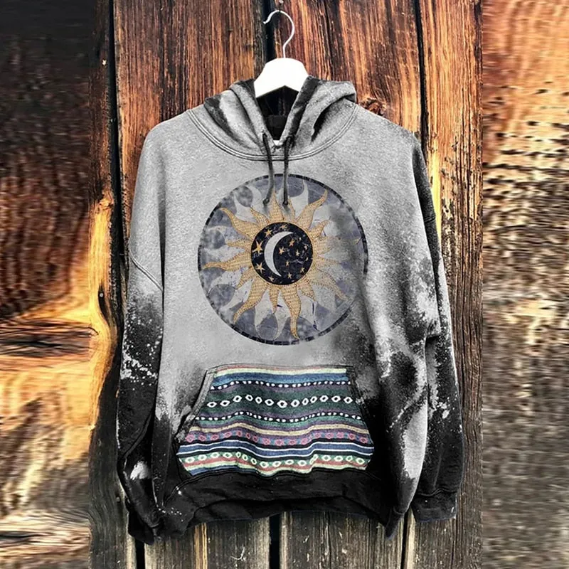 Foesce -1 Vintage Rose Skull Printed Long Sleeve Men's Hooded Sweatshirt Autumn Casual Hoodies For Men Fashion Hoodie Tops Streetwear