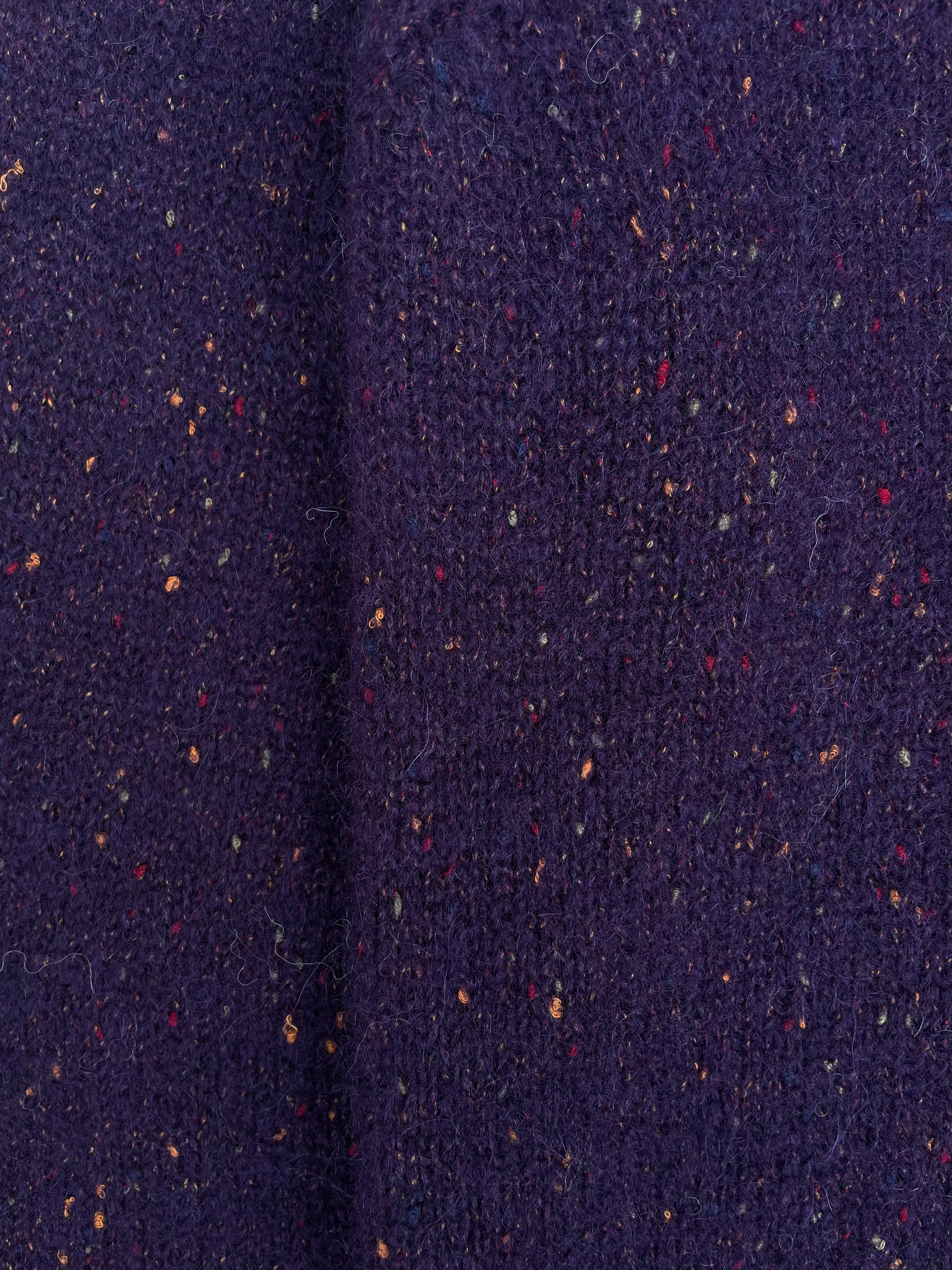 FRESH Bruce Crew Neck Wool Sweater Purple