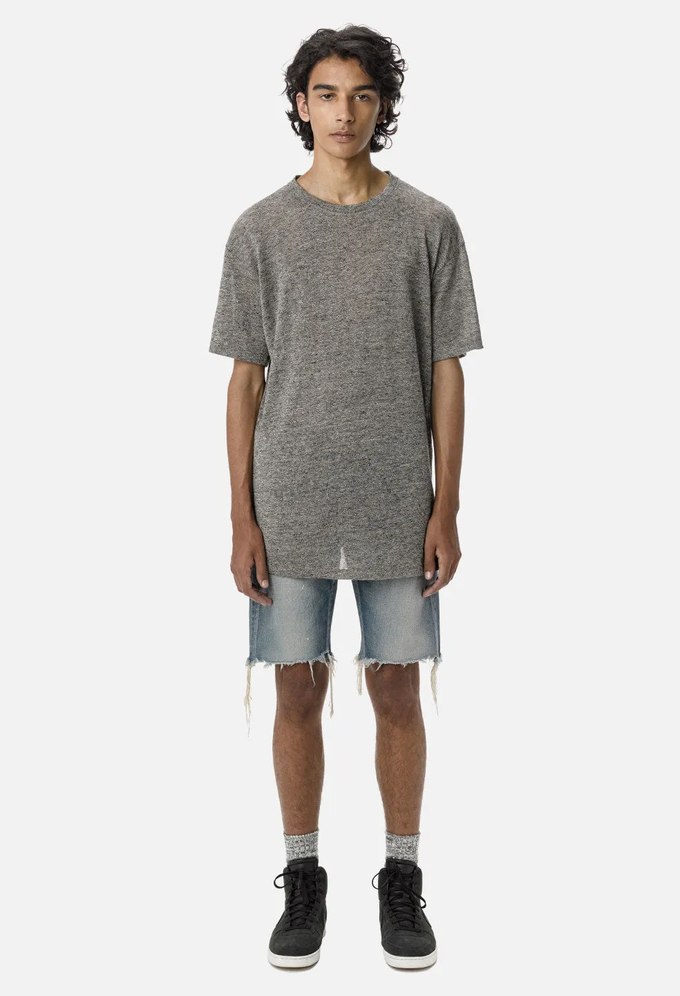 Labyrinth Linen Tee / Grey