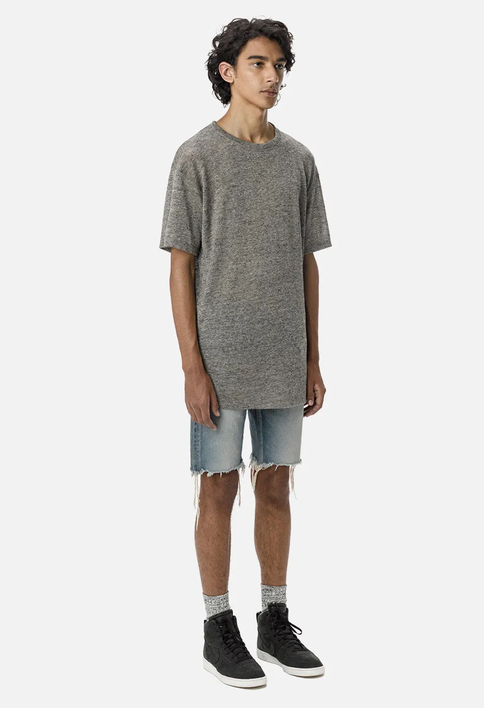 Labyrinth Linen Tee / Grey