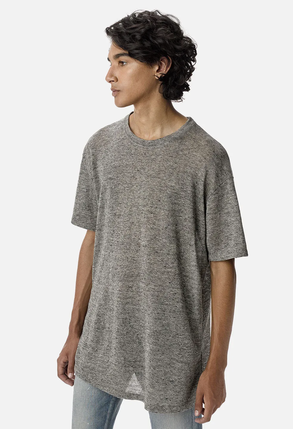 Labyrinth Linen Tee / Grey