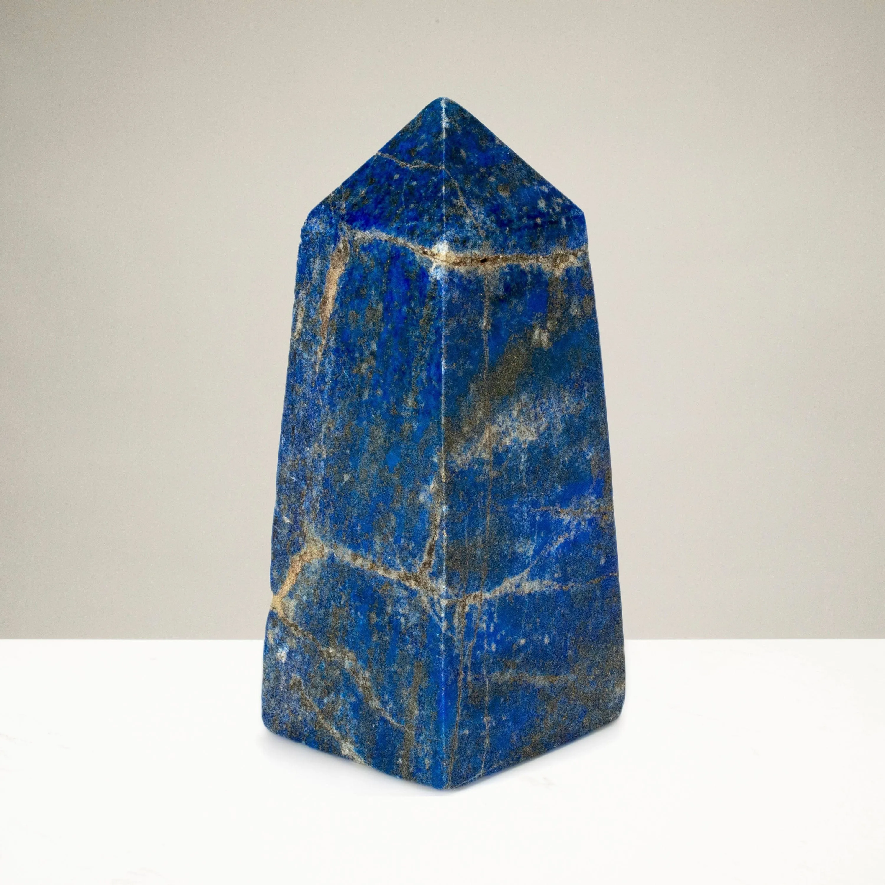 Lapis Lazuli Polished Obelisk from Afghanistan - 4 / 334 grams