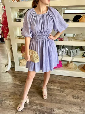 Lavender Back Button Dress