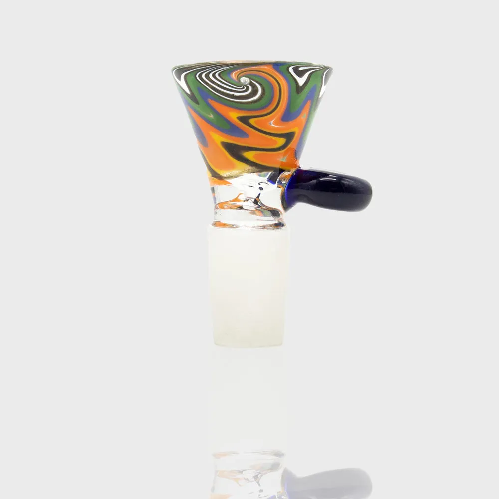 Liquorice Stripes Glass Cone