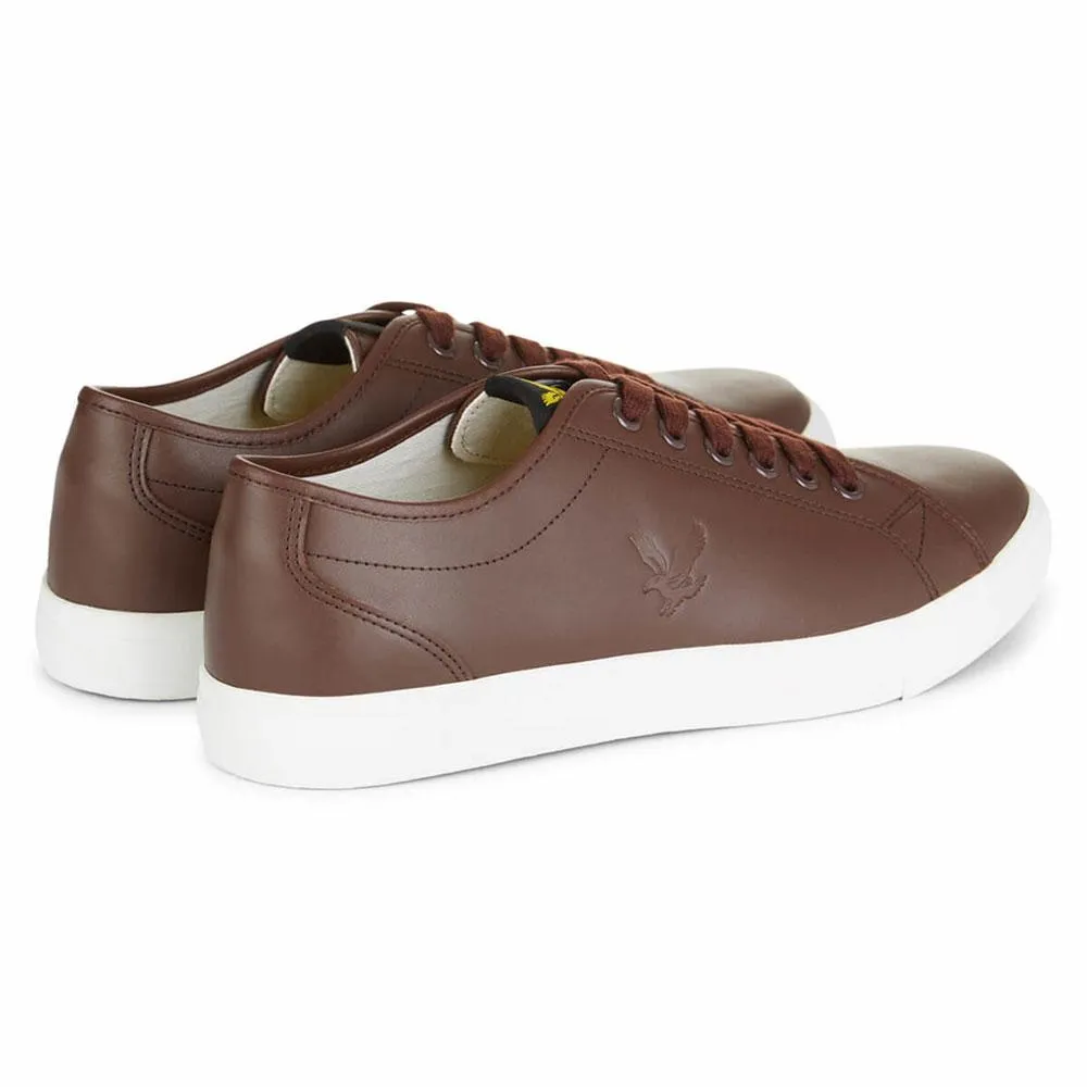 Lyle and Scott Teviot Leather Trainers - Brown