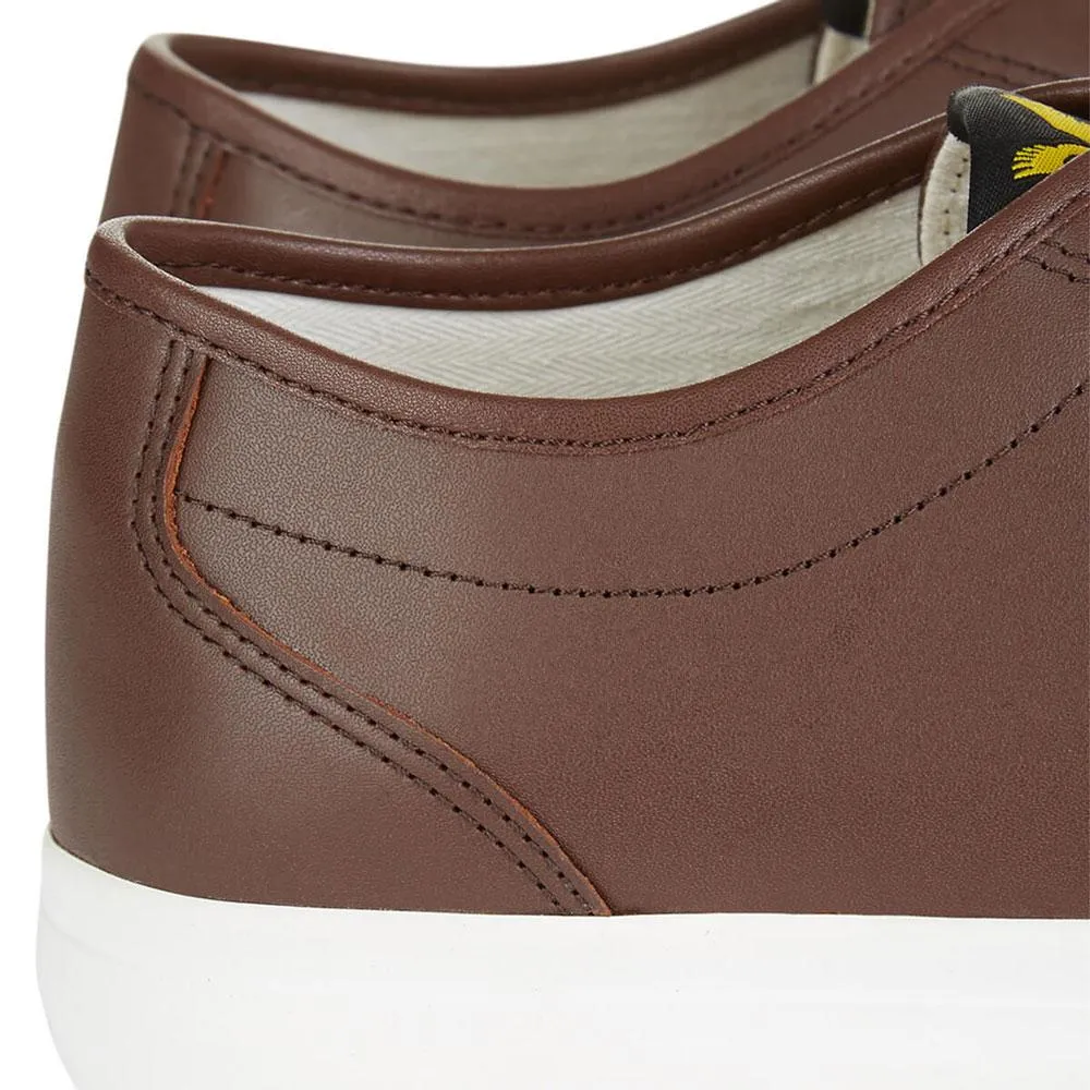 Lyle and Scott Teviot Leather Trainers - Brown